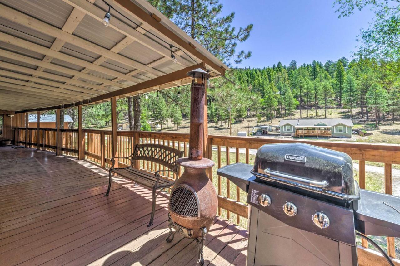 Quiet Cloudcroft Cabin With Porch And Gas Grill! Bagian luar foto