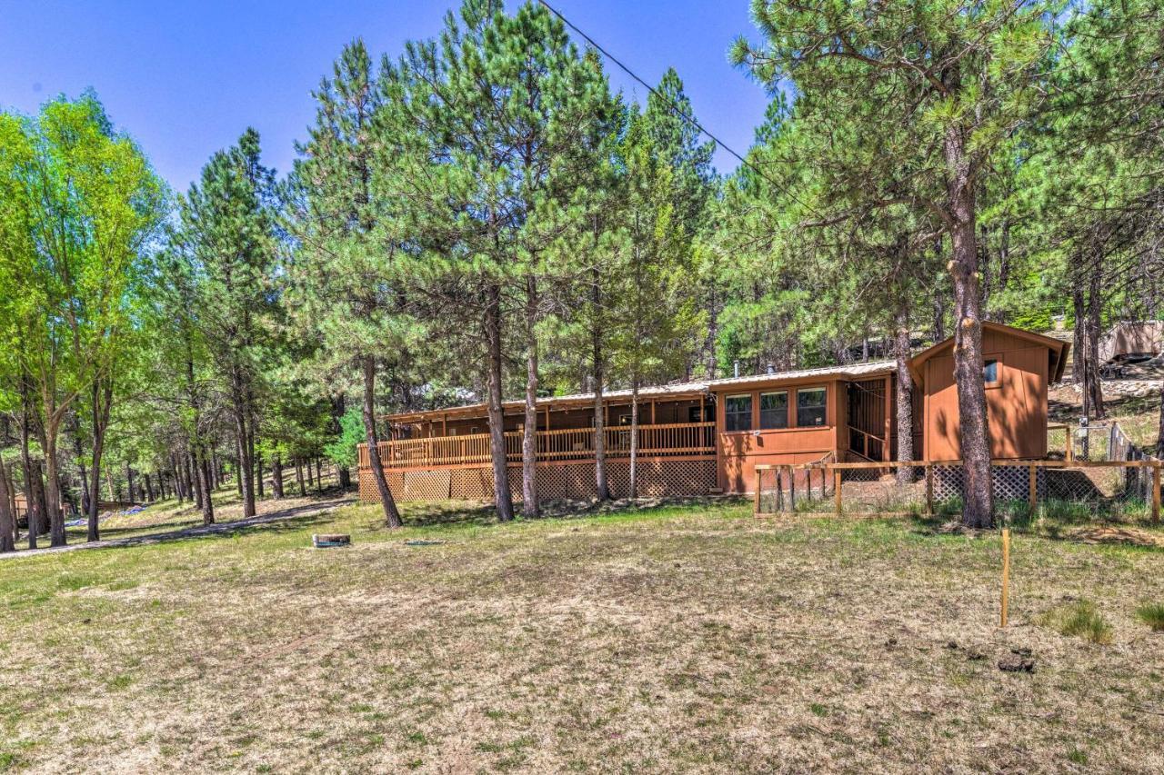 Quiet Cloudcroft Cabin With Porch And Gas Grill! Bagian luar foto