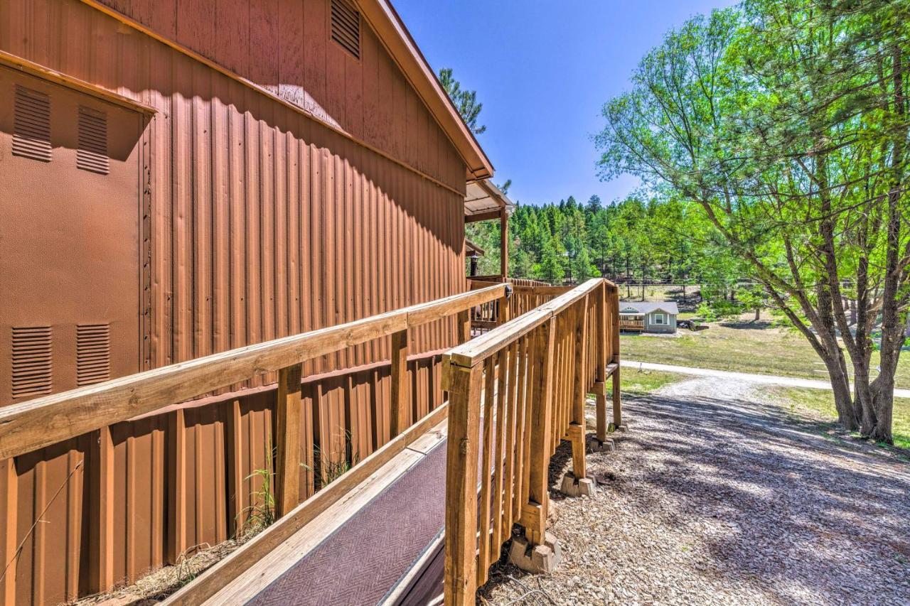 Quiet Cloudcroft Cabin With Porch And Gas Grill! Bagian luar foto